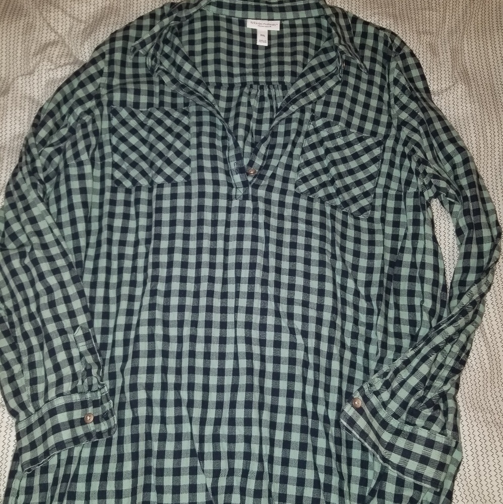 Never worn: long flannel top/dress